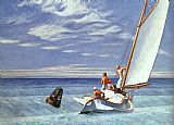 Edward Hopper - Ground Swell painting